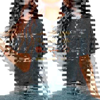 様々な種類の蛇 男の子 女の子 教育用ヘビ レディースオーバーサイズコンフォートTシャツ - Kawaiitshirt