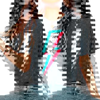 稲妻デザイン キッズ 男の子 女の子 女性 男性 グラフィック レディースオーバーサイズコンフォートTシャツ - Kawaiitshirt