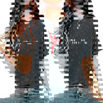 空手 格闘技 ファイター 黒帯 男の子 女の子 キッズ レディースオーバーサイズコンフォートTシャツ - Kawaiitshirt