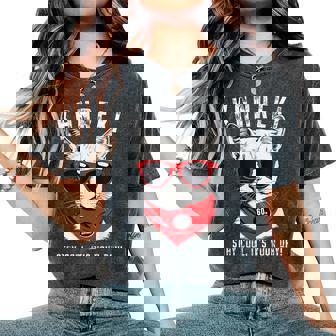 還暦祝い ねこ サングラス 父 男性 女性 母 猫好き 還暦 お祝い 60歳 おもしろ おもろい かっこいい レディースオーバーサイズコンフォートTシャツ - Kawaiitshirt