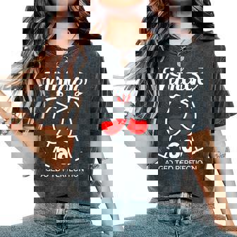 還暦祝い ワイン好き 酒好き 父 母 男性 女性 60歳お祝いintage Aged To Perfection レディースオーバーサイズコンフォートTシャツ - Kawaiitshirt