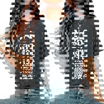 面白い25歳の誕生日の古いメーター 面白い25歳のギフト 女性 男性 面白い電卓 25歳の誕生日のギフト レディースオーバーサイズコンフォートTシャツ - Kawaiitshirt