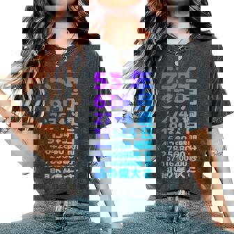 面白い53歳の誕生日の古いメーター 面白い53歳のギフト 女性 男性 面白い電卓 53歳の誕生日のギフト レディースオーバーサイズコンフォートTシャツ - Kawaiitshirt