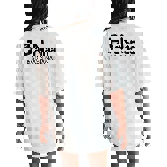 Banana Bad Ass Nana Badass Grandma Ever Bad Ass Nana Women's Oversized Comfort T-Shirt Back Print | Mazezy