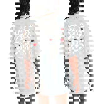 Band Mom Cute School Marching Band Mother Women's Women's Oversized Comfort T-Shirt Back Print - Thegiftio