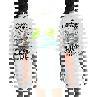 Countdown Is Over It's Cruise Time Cruise Ship Women's Oversized Comfort T-Shirt Back Print - Thegiftio