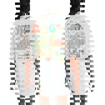 Dog Mom Fur Life Daughter Son Wife Dogs Women's Oversized Comfort T-Shirt Back Print - Monsterry