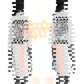 Field Day Trip Orange Team Color Game Competition Boys Girls Women's Oversized Comfort T-Shirt Back Print - Monsterry
