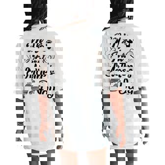 My First Mother's Day 2025 New Mom Women's Oversized Comfort T-Shirt Back Print | Mazezy