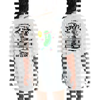 Pickleball Dad Grandpa Him Pickle Ball Women's Oversized Comfort T-Shirt Back Print - Thegiftio