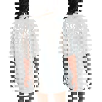 Saying Quote Do It Lady Cool Humor Jokes Women's Oversized Comfort T-Shirt Back Print - Monsterry