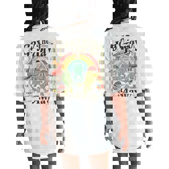 Gay The Pray Away Rainbow Lgbt Pride Meme Frogs Women's Oversized Comfort T-Shirt Back Print | Mazezy