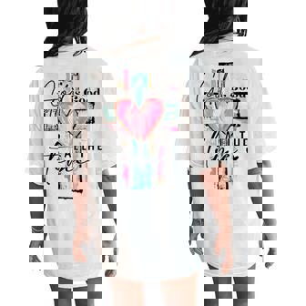 God Is Good All The Time Religious Christian For Womans Women's Oversized Comfort T-Shirt Back Print - Monsterry