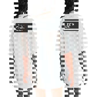 In My Guard Mom Era Women's Oversized Comfort T-Shirt Back Print - Thegiftio