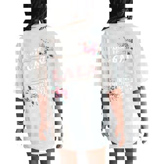 I'm That Crazy Lala Everyone Told You About Mother's Day Women's Oversized Comfort T-Shirt Back Print | Mazezy