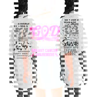 I'm A Survivor Breast Cancer Awareness For Mom Grandma Women's Oversized Comfort T-Shirt Back Print | Seseable UK