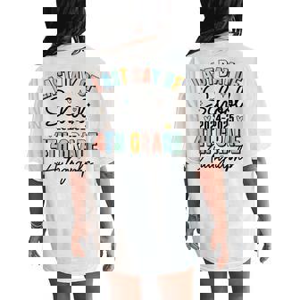 Last Day Of School Autograph 4Th Grade Graduation Boys Girls Women's Oversized Comfort T-Shirt Back Print | Mazezy