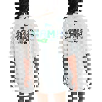 Mama Of The Birthday Boy Hole In One Golf Sport Matching Women's Oversized Comfort T-Shirt Back Print - Thegiftio