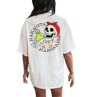 Mama Cita Mamacita Needs A Margarita Women's Oversized Comfort T-Shirt Back Print - Thegiftio UK