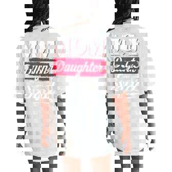 Mom Daughter Squad Mom And Daughter Women's Oversized Comfort T-Shirt Back Print - Thegiftio