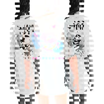 Mom Knows Best Mom And Baby Orca Whale Mother's Day Women's Oversized Comfort T-Shirt Back Print - Thegiftio