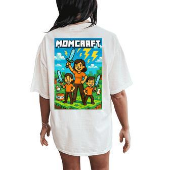 Momcraft Mother Day Women's Oversized Comfort T-Shirt Back Print - Thegiftio UK