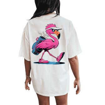 Ping Flamingo Golf Sunglasses Woman Ladies Golf Lover Women's Oversized Comfort T-Shirt Back Print - Thegiftio UK