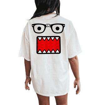 Retro Y2k Emo Scene Costume Graphic Face Women Women's Oversized Comfort T-Shirt Back Print - Thegiftio UK