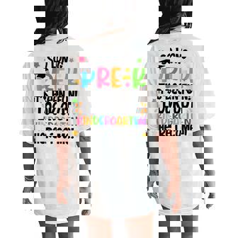 So Long Pre-K It's Been Fun Look Out Kindergarten Boy Girl Women's Oversized Comfort T-Shirt Back Print - Monsterry