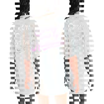 Sorry About My Husband Wife Humor Quote Marriage Women's Oversized Comfort T-Shirt Back Print - Thegiftio