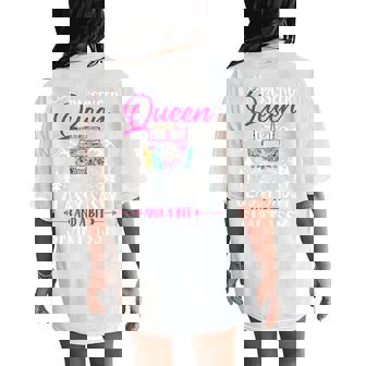 Sxs Utv Passenger Queen Classy Sassy And A Bit Smart Assy Women's Oversized Comfort T-Shirt Back Print - Thegiftio UK