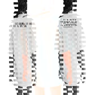 Tell Your Dog I Say Hi Dog Mom Dog Dad Dog Lover Women's Oversized Comfort T-Shirt Back Print | Mazezy