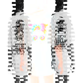 Thanks For Not Swallowing Us Happy Mother's Day 2023 Women's Oversized Comfort T-Shirt Back Print - Monsterry