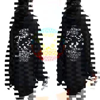 15Th September Controller Dot Boys Girls Dot Day Women Oversized Hoodie Back Print | Mazezy