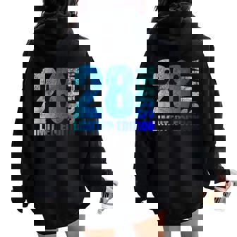 28歳 男性 ギフト 28歳 誕生日プレゼント 女性用 レディース オーバーサイズ パーカー バックプリント - Kawaiitshirt