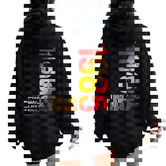 40 Años Cumpleaños Hombre Intage 1985 Women Oversized Hoodie Back Print - Regaloses