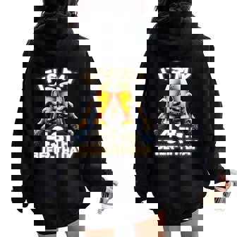 43歳の誕生日プレゼントのアイデアbeerthdayビール レディース オーバーサイズ パーカー バックプリント - Kawaiitshirt