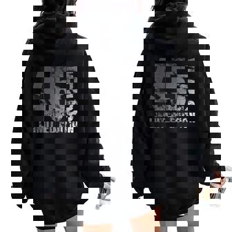 45歳 男性 ギフト 45歳の誕生日プレゼント 女性用 レディース オーバーサイズ パーカー バックプリント - Kawaiitshirt