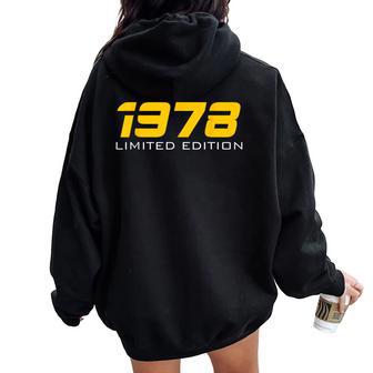 47 Cumpleaños Hombre 47 Años 1978 Decoración Divertido Regalo Women Oversized Hoodie Back Print - Regaloses