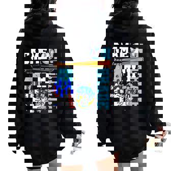 4Th Grade Back To School Baseball Drip Ice Cream Game On Women Oversized Hoodie Back Print | Mazezy