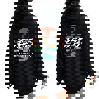 55歳の誕生日 男性 女性 55歳 1970年生まれ レディース オーバーサイズ パーカー バックプリント - Kawaiitshirt