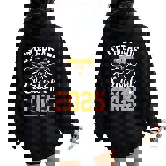 5Th Grade Class Of 2025 Graduate Student School Graduation Women Oversized Hoodie Back Print - Thegiftio UK
