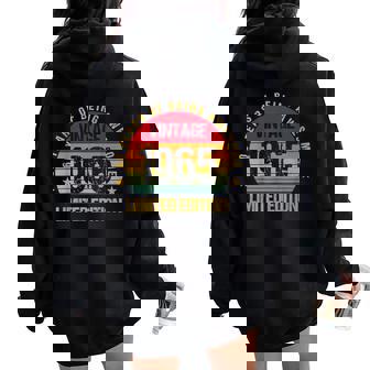 60歳 六十 1965年 ヴィンテージ 還暦 男性 女性 かわいい レディース オーバーサイズ パーカー バックプリント - Kawaiitshirt