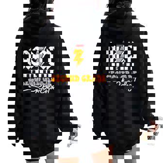 Ab Cd 2年生 ロックス 2年生 先生 男の子 女の子 キッズ レディース オーバーサイズ パーカー バックプリント - Kawaiitshirt