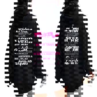 Adoption Mom Adoptive Mother For Mother's Day Women Oversized Hoodie Back Print | Mazezy