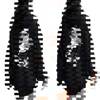 I Am Looking At You 面白い チワワ ポケット犬 お母さん 恋人 レディース オーバーサイズ パーカー バックプリント - Kawaiitshirt