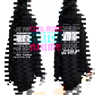 Anime Mom Kawaii Cosplay Fans Manga Japan Mother's Day Women Oversized Hoodie Back Print - Thegiftio UK