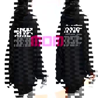 Anime Mom Kawaii Japanese Cosplay Fans Manga Mother's Day Women Oversized Hoodie Back Print | Mazezy