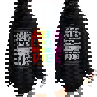 Annee 90 Homme Rétro Année 90S Deguisement Sweat à capuche oversize pour femme avec imprimé dans le dos - Cadeauxyz