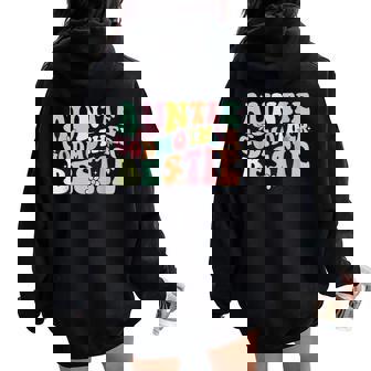 Auntie Godmother Bestie Aunt God Mother Bestie Women Oversized Hoodie Back Print - Thegiftio UK